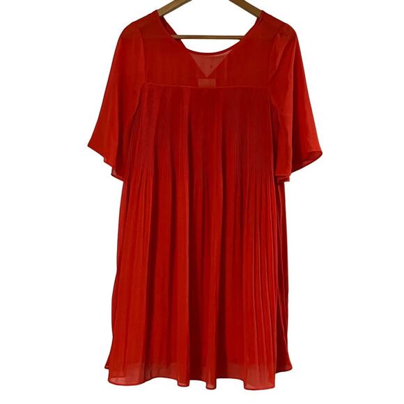Maeve Anthropologie Edie Pleated Swing Dress Size 2 - Picture 11 of 12